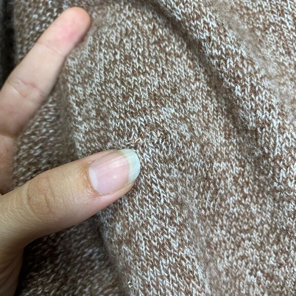 J. McLaughlin | Cashmere Crewneck Knit Sweater in Heathered Brown Size XS - Picture 10 of 11